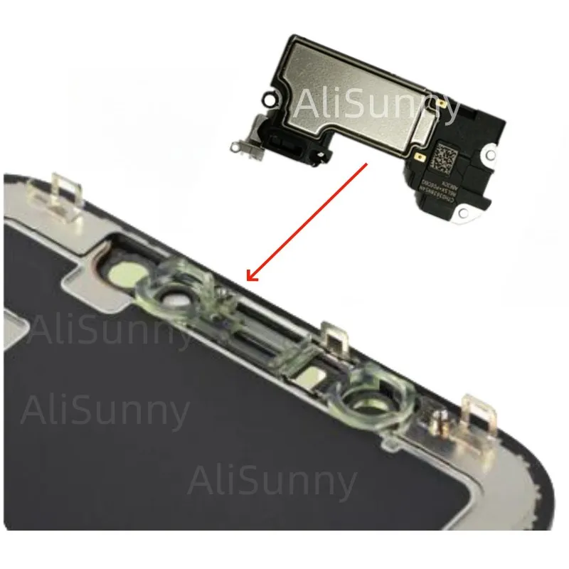 كابل مرن لسماعة الأذن الأمامية العلوية لهاتف iPhone 12 13 Pro Max 14 15 Plus قطع غيار سماعات الأذن #2