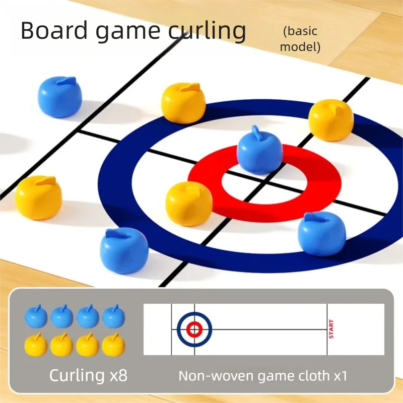 ミニ卓上カーリングゲーム ポータブルデスクトップアイスカーリ - Party Games Adults Indoor のレビューと価格