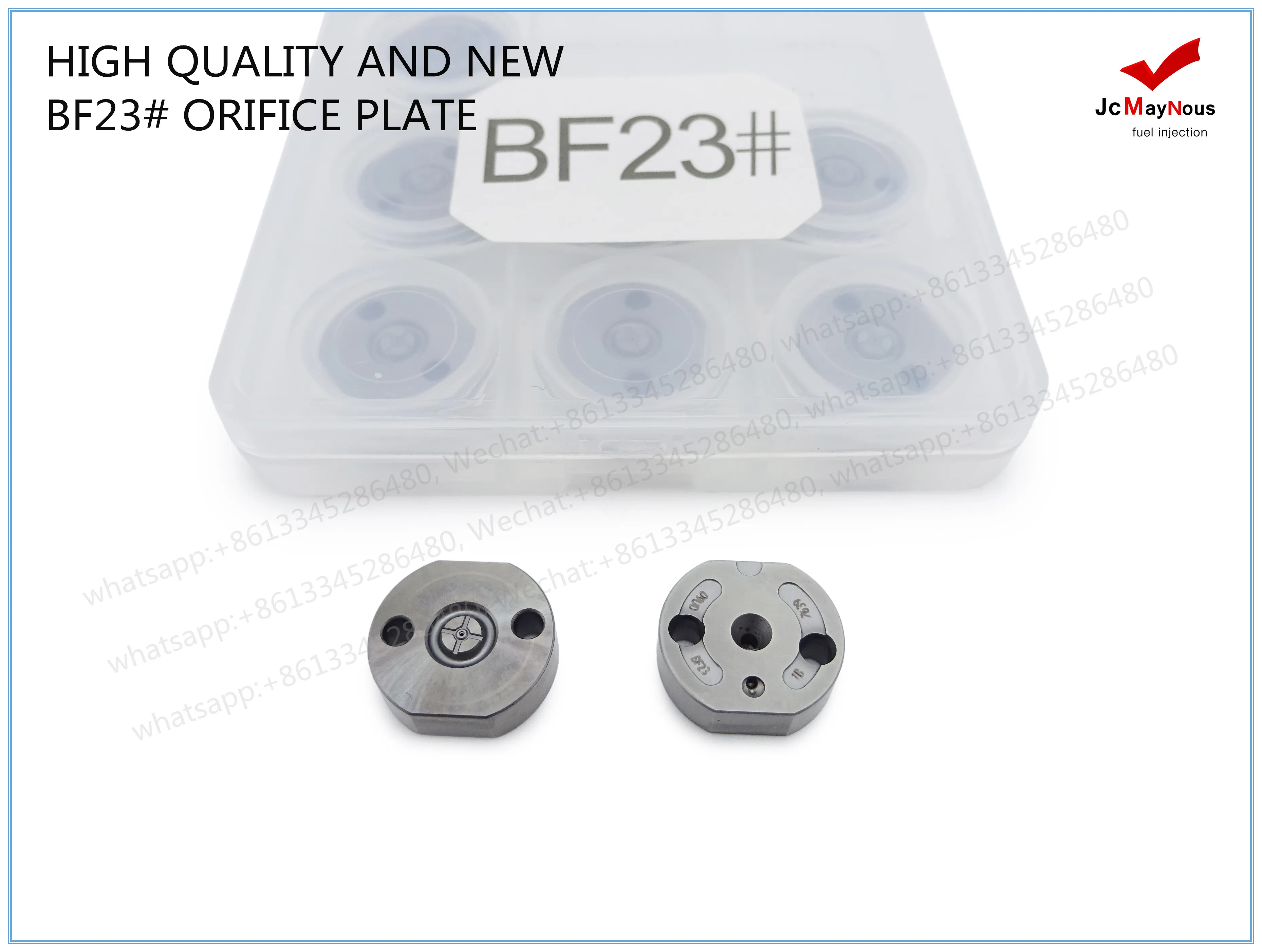 HIGH QUALITY AND NEW CONTROL VALVE ORIFICE PLATE #BF23 BF23# FOR DENSO INJECTOR 095000-5800 6C1Q-9K546-AC 6C1Q-9K546-BC