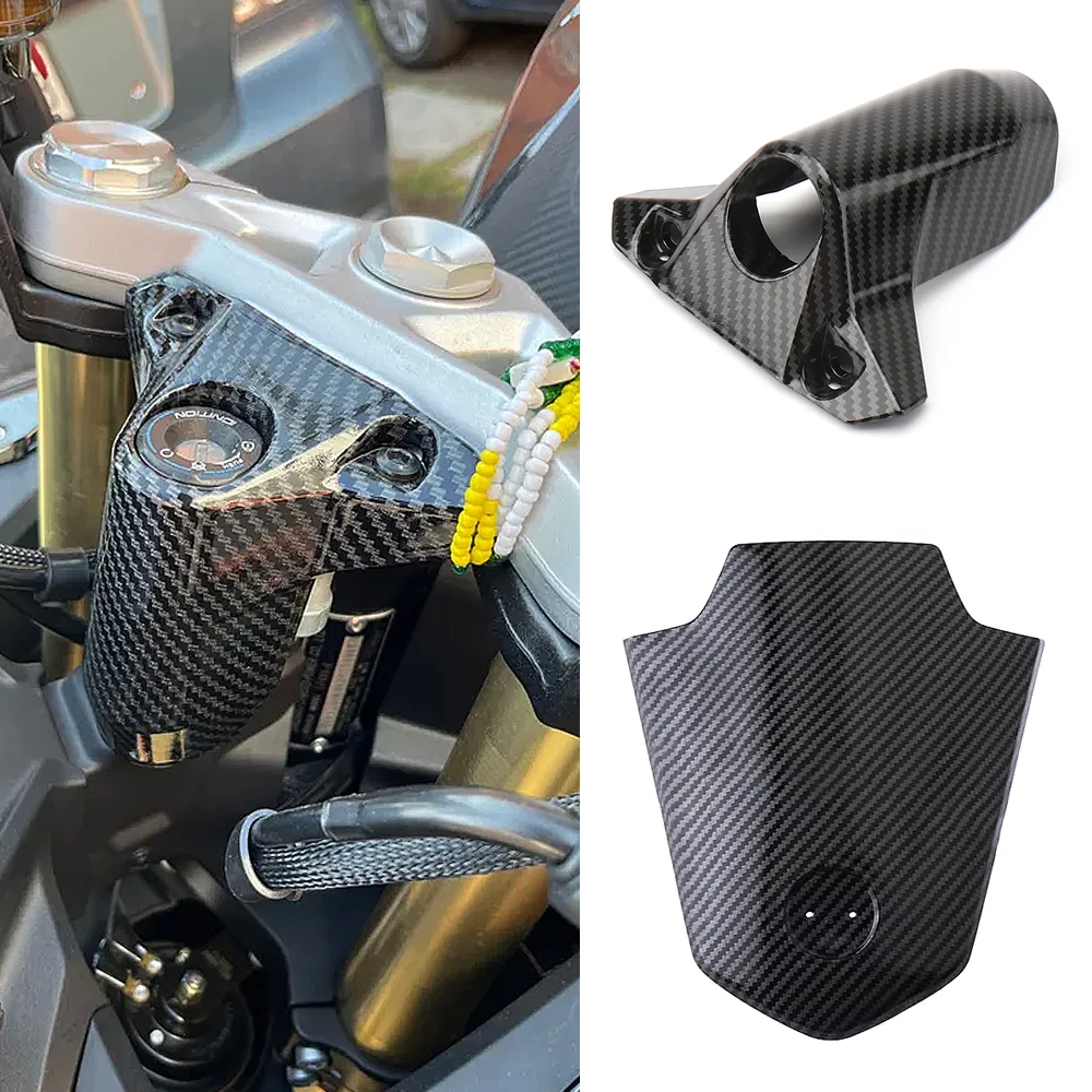 

New Colors Carbon Fiber Motorcycle Accessories Keyhole Cover Front Cover Plate For CFMOTO 450SR 450 SR 450sr 2022 2023