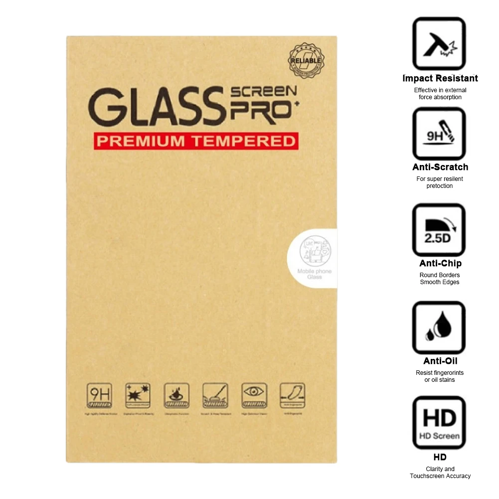 

For Powkiddy RGB20SX Console Tempered Glass Screen Protector Tempered Glass Protective Film Clear Protective Film Anti-Scratch