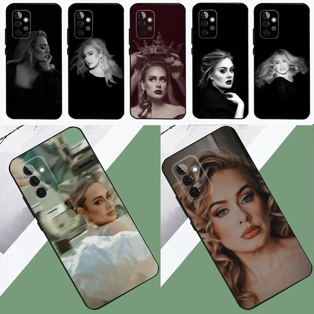 Singer A-Adele Phone Case For SamsungS24,23,22,21,S20 ,Pro10,S30Plus,S9,20lite Ultra Black Cover