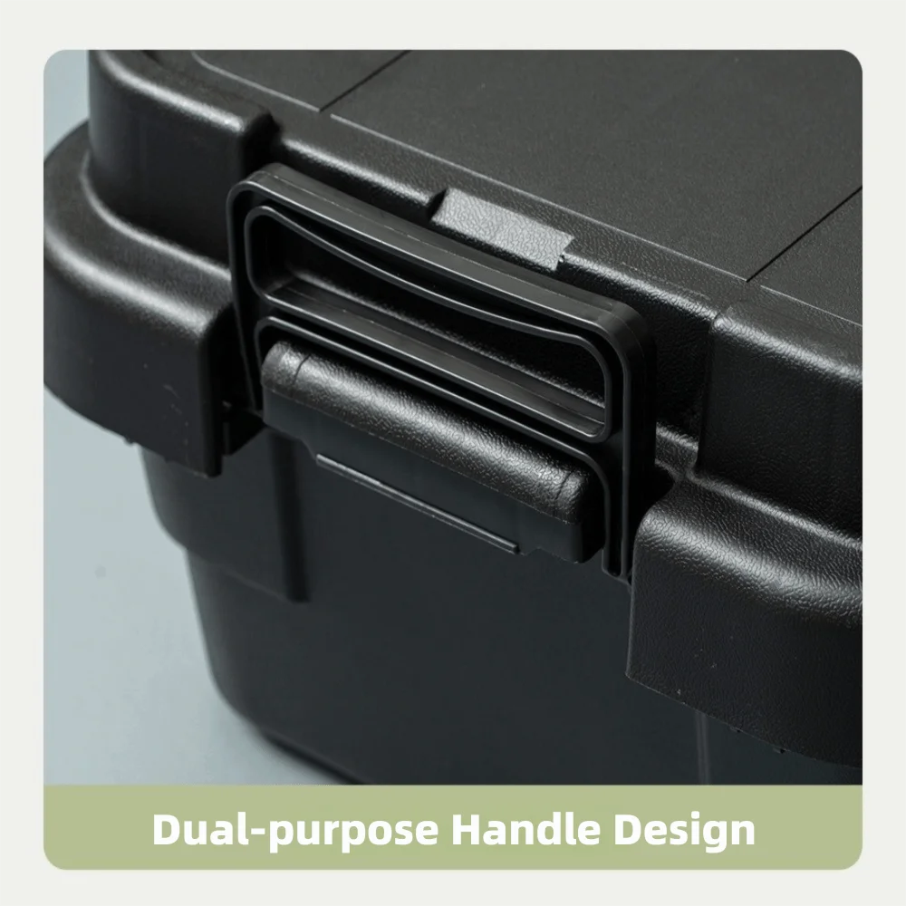 

Large Capacity Outdoor Camping Storage Box Waterproof Durable Material Car Trunk Storage Box Space Saving Portable