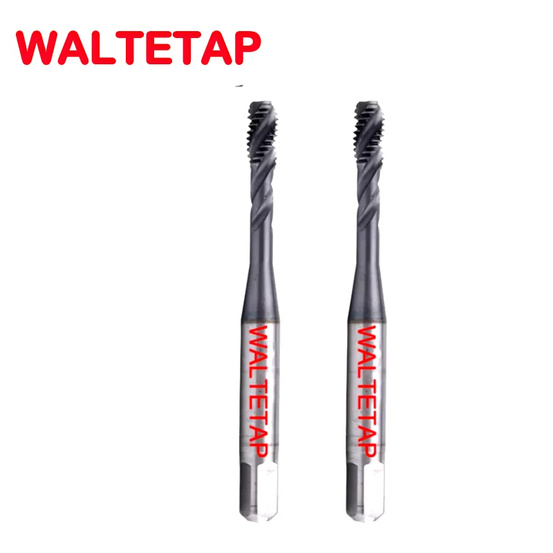 WALTETAP HSSE-PM с тиковым покрытием Стандартный спиральный рифленый метчик JIS M2 M3 M4 M5 M6 M8 M10 M12 M14 M16 Машинные резьбовые метчики