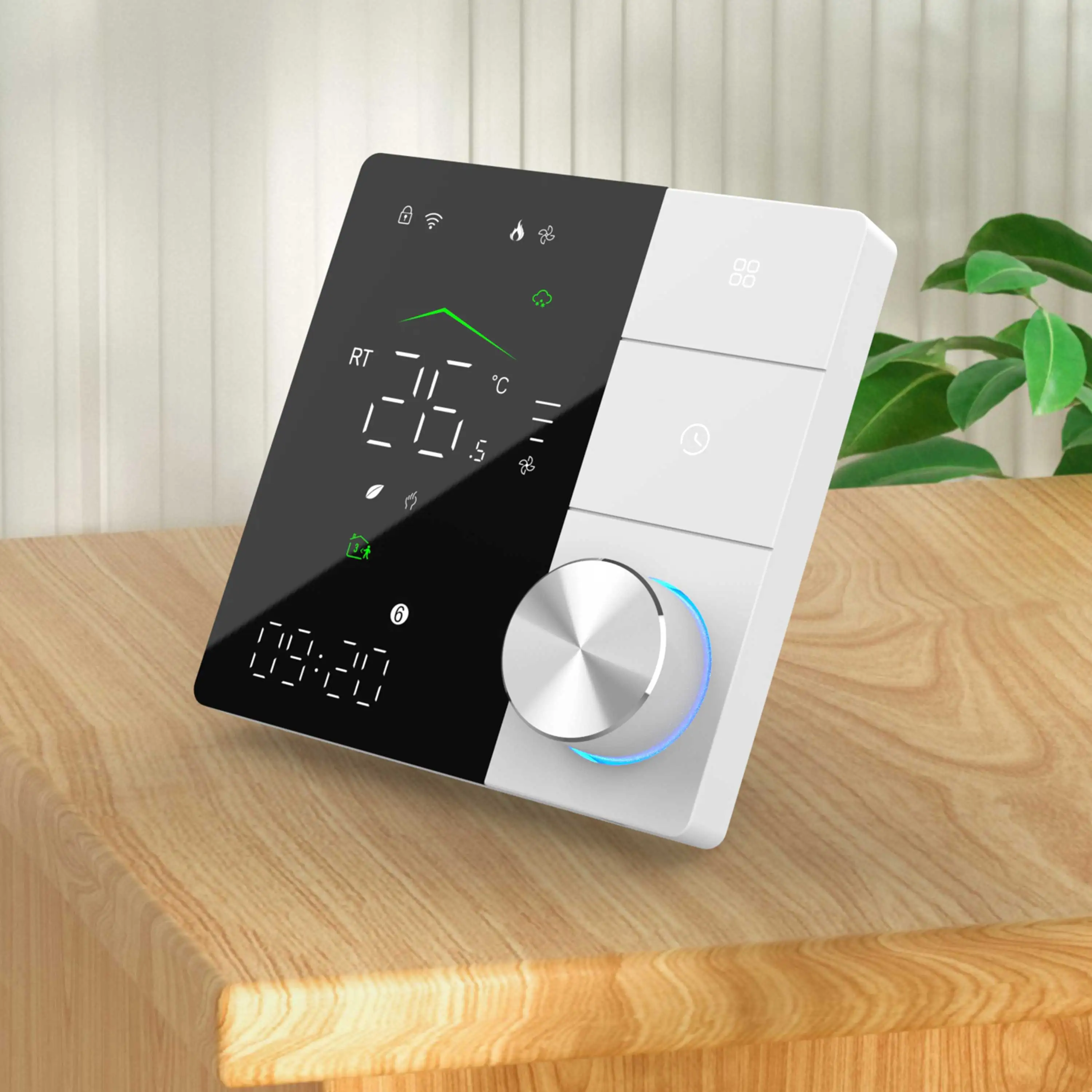 24V 220V Thermostat RS485&WIFI For Residential HVAC System Management Temp Works with Amazon Alexa,Google Assistant,Yandex Alice