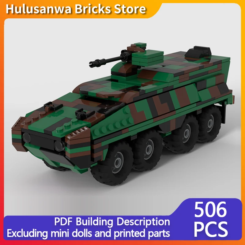

Modern Military Tanks Model MOC Building Bricks War Equipment Modular Technology Gifts Holiday Assemble Children Toys Suit