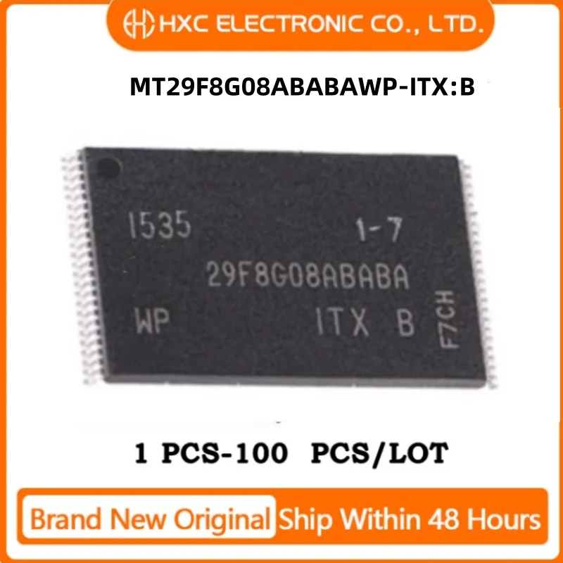 

Free Shipping 1PCS/10PCS/50PCS/100PCS MT29F8G08ABABAWP-ITX:B MT29F8G08ABABAWP Brand New Original IC CHIP