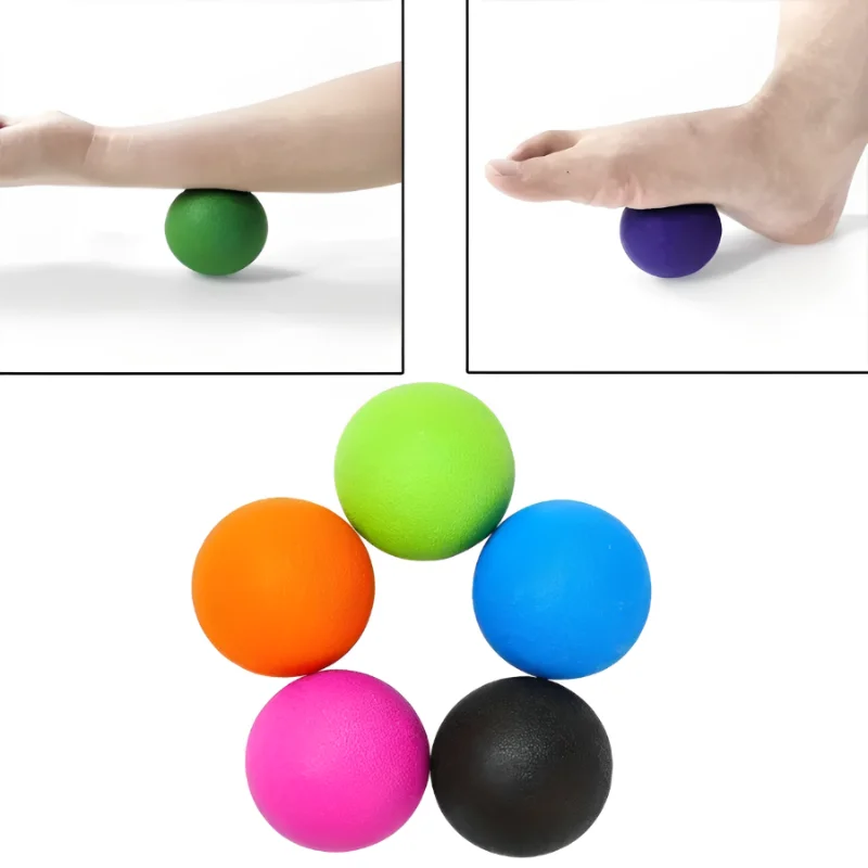 Tpe 6CM Fascia Ball Therapy Deep Tissue Muscle Relaxation Exercise Sports Fitness Yoga Massage Trigger Point Stress Pain Relief