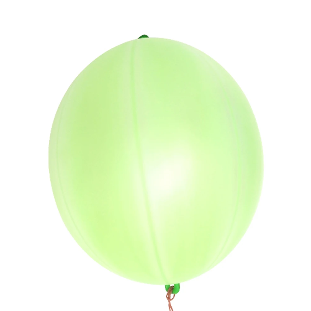 

12pcs No Printing Balloon Fun-Filled Balloons Neon with Rubber Band Handle for Party Birthday (Red, Blue, Yellow and Green, Each