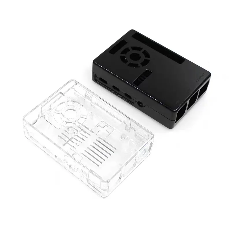 Raspberry pi 4 geração raspberry pi 4b abs plástico escudo placa-mãe fixa dissipação de calor caixa protetora