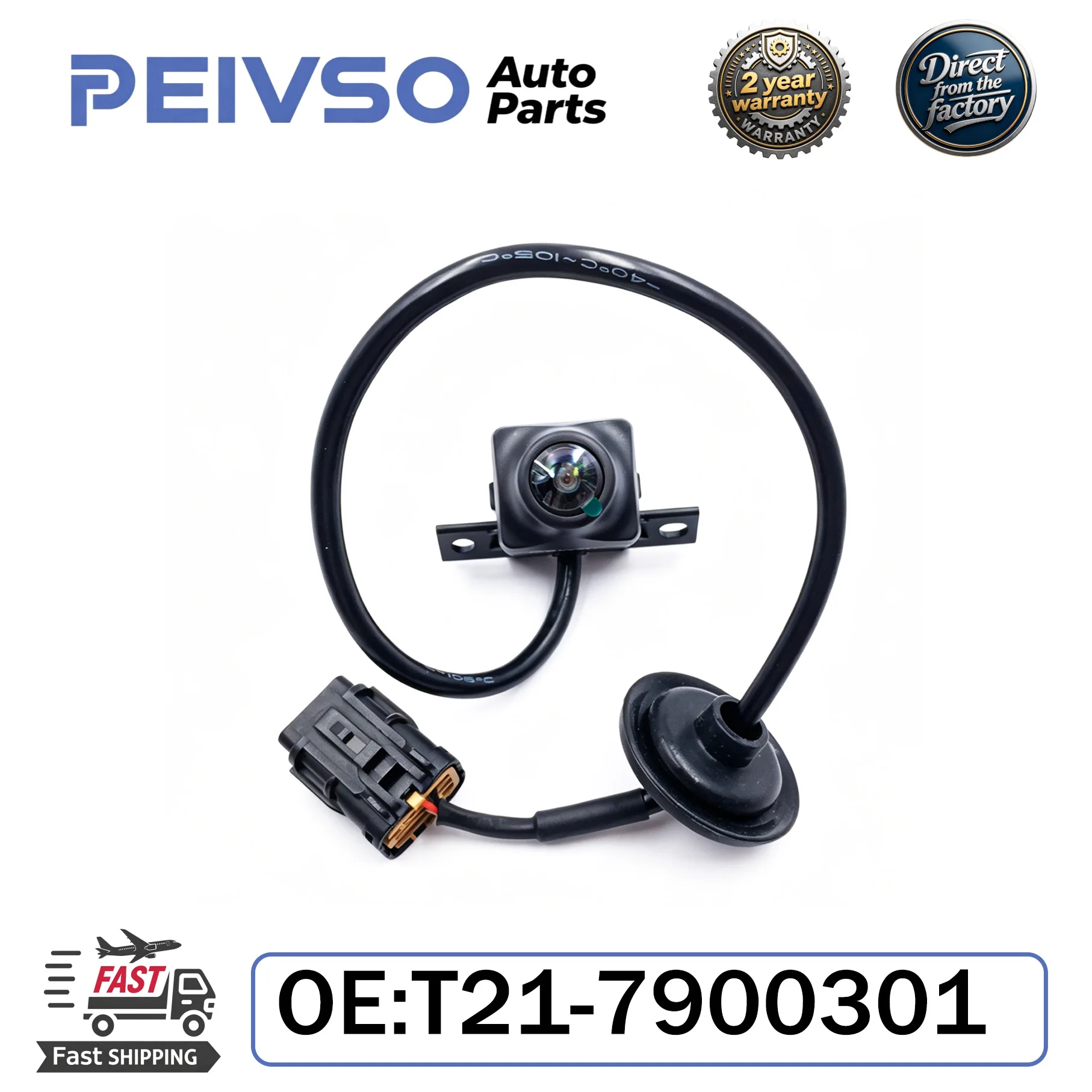 

PEIVSO NEW T21-7900301 Car Rear View Backup Reverse Parking Camera for Chery Tiggo 5 2014 2015 2016 2017 T217900301
