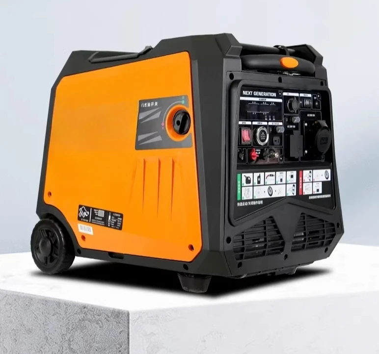 Silent Variable Frequency Generator Set, 220V Household 6.5KW High Power, Portable Outdoor Stall Charging