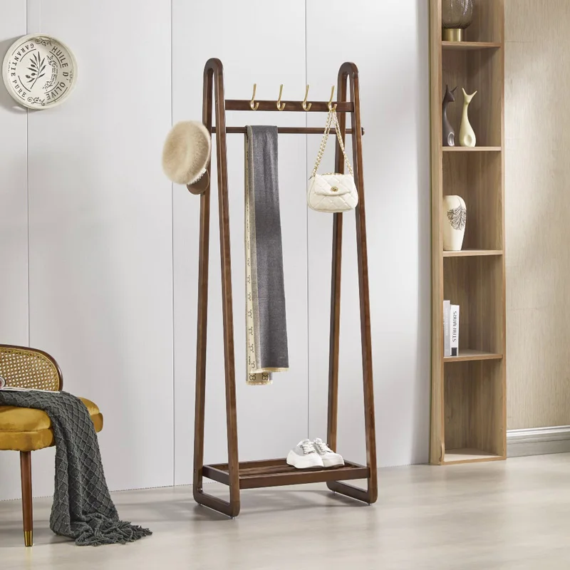 Indoor Single Clothes Hanger Corner Bathroom Jacket Corner Clothes Hanger Entryway Floor Stendibiancheria Livingroom Furniture