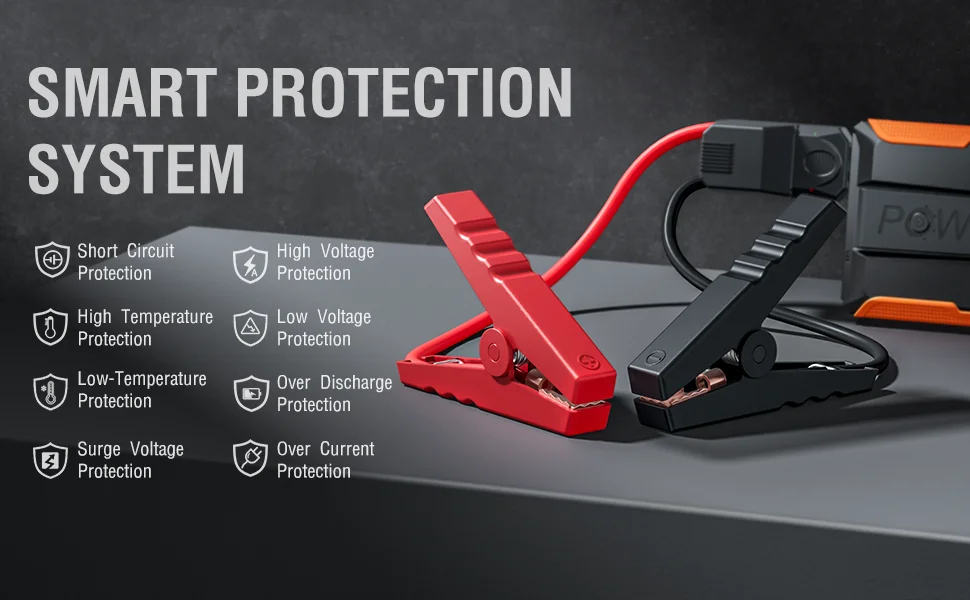 UTRAI-Car Jump Starter Power Bank, tragbares Autobatterie-Booster-Ladegerät, Startgerät, automatische Notstartbeleuchtung, 12 V – Detail 8