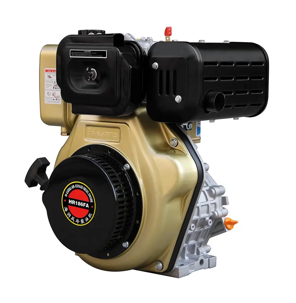 186FA 10hp Manual Start 3600rpm Keyway Shaft Diesel Engine
