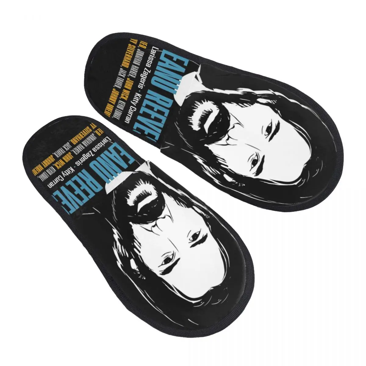 

Keanu Reeves John Wick Men Women Furry slippers Leisure pantoufle homme Home slippers