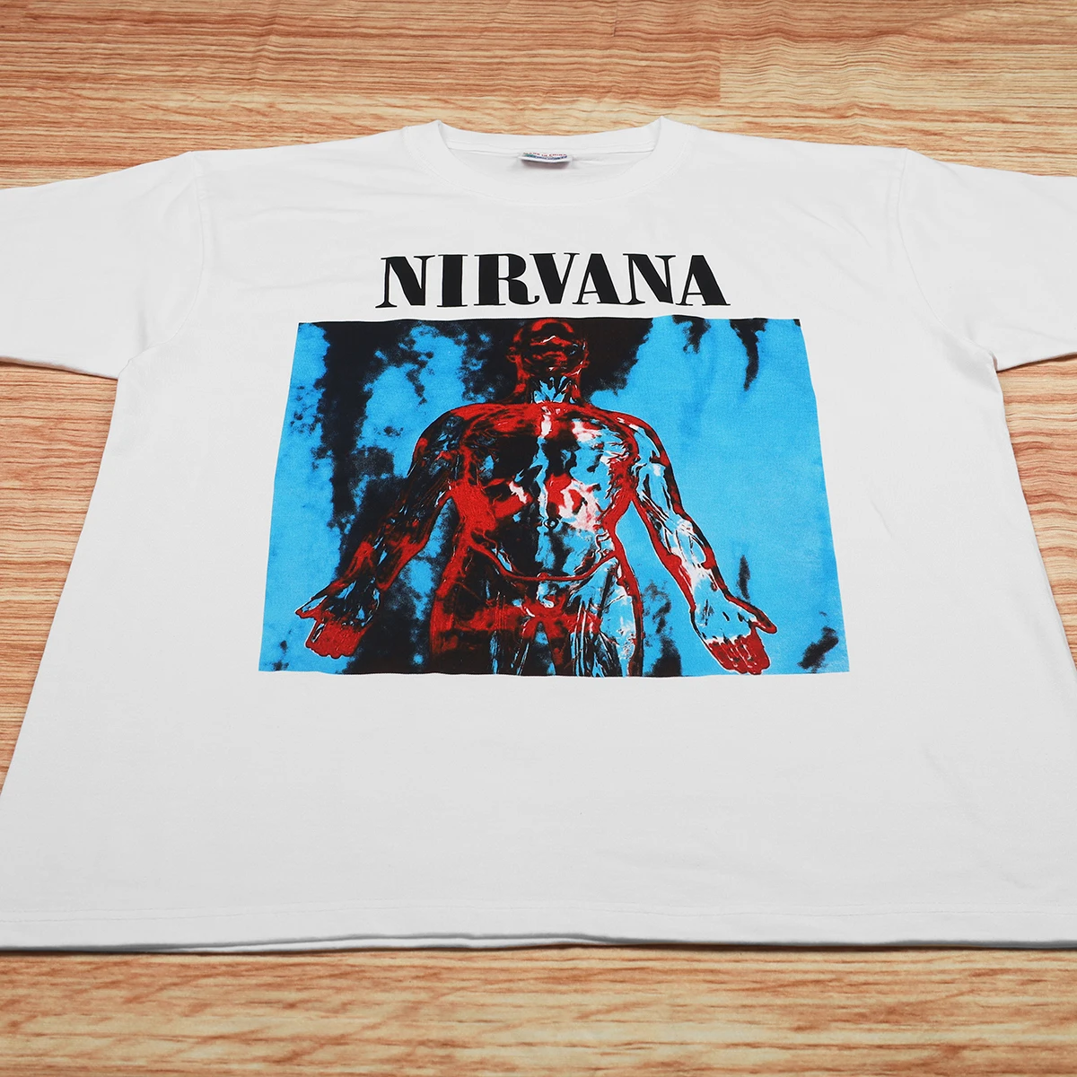Nirvana T-Shirt Sliver Kurt Screen Print VTG Graphic 90s Rock Band BadTaste Cotton Men's Short Sleeve Clothing Casual Tee Shirts