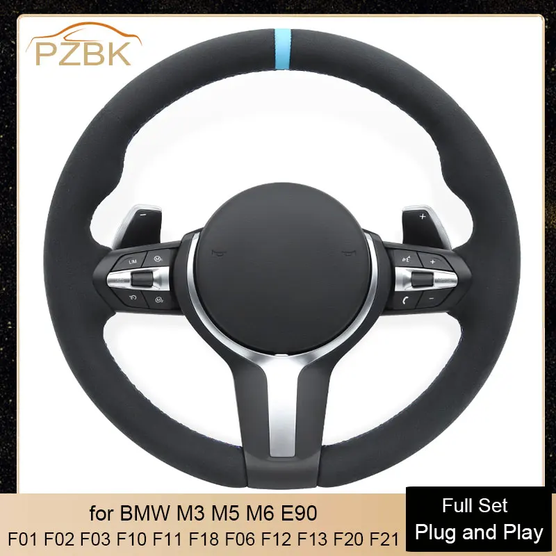 

All Alcantara Car Steering Wheel Full Set for BMW M3 M4 M5 M6 E90 F01 F02 F03 F10 F11 F18 F06 F12 F13 F20 F21 F32 F33 F40 F31