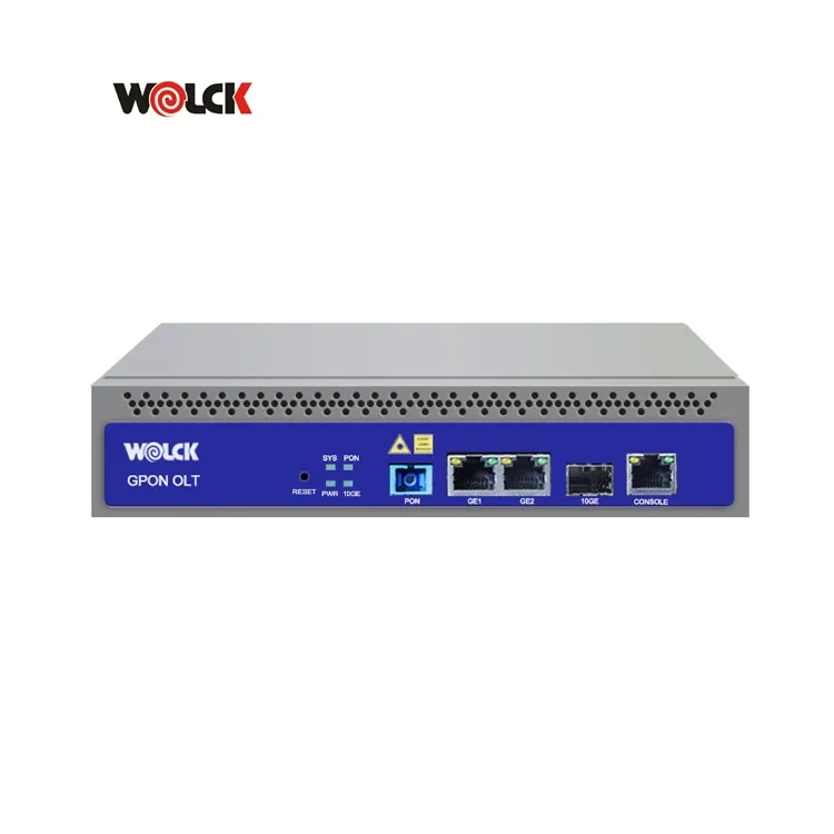 Wolck OLT Vsol Single PON 1 Puerto Mini GPON 1 PORT OLT with SFP C++ WEB