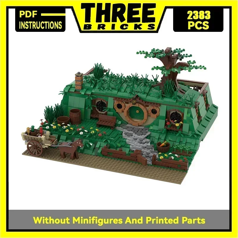 

Magical Rings Movie Model Moc Building Bricks Bag End House Technology Modular Blocks Gifts Christmas Toys DIY Sets Assembly