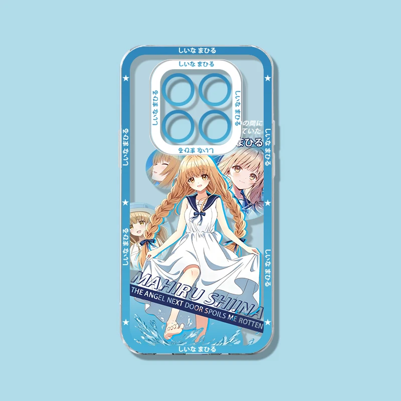 Anime Cute SHIINA MAHIRU Case for Xiaomi Redmi 15 15C 14C 14R 13 13C 13X 12 12C 10 10A 10C A5 A4 A3 Pro Turbo 5 Max 4 3 4G 5G view 4