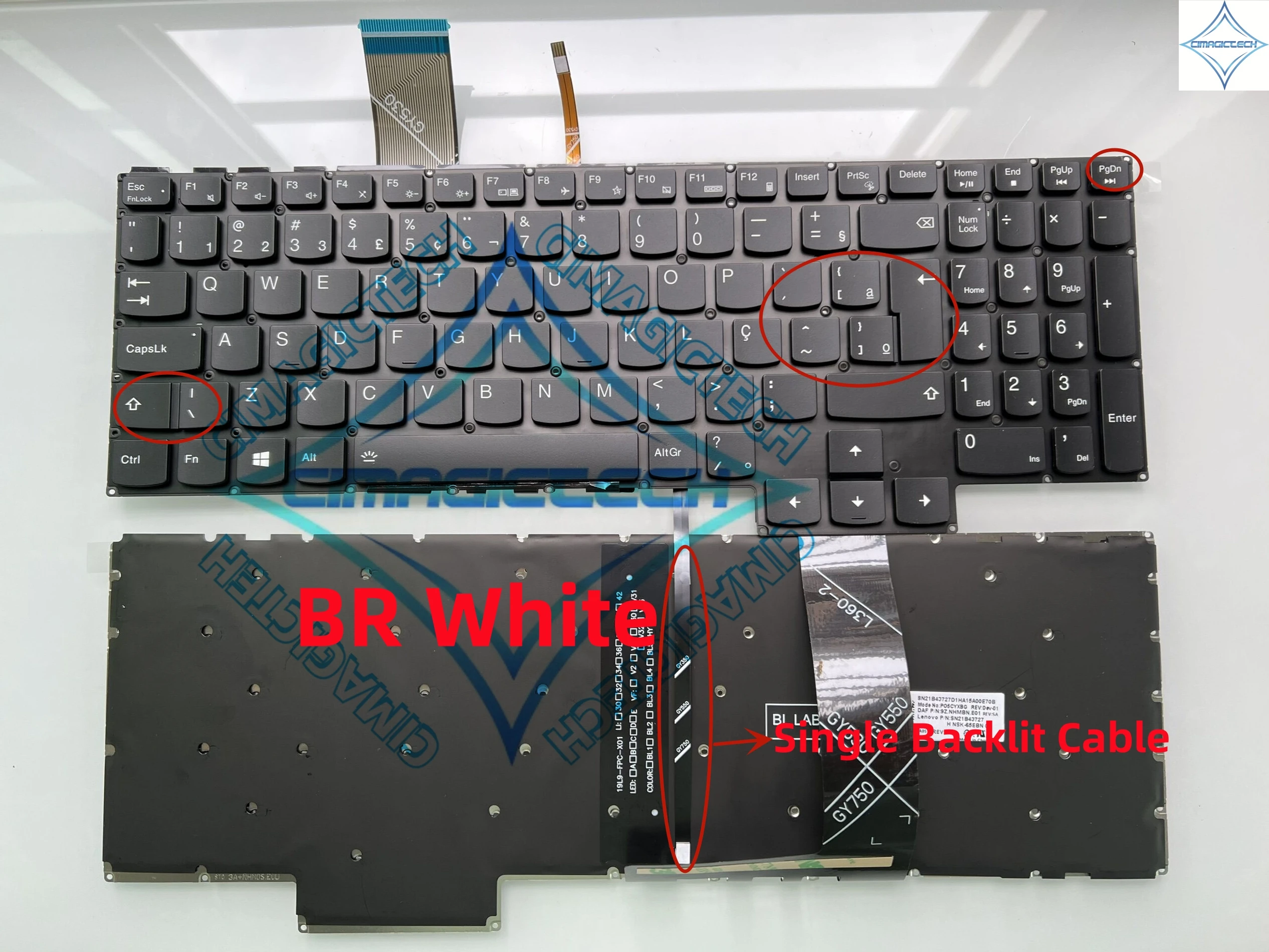 RU SP LA US BR Spanish Backlit For Lenovo IdeaPad Gaming 3-15IMH05 3 15ARH05 15ACH GY530 GY550 GY570 R7000 Y7000 2020 Keyboard