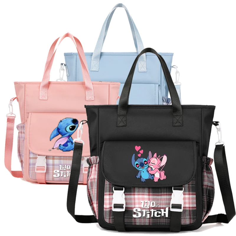 

Anime Lilo Stitch Crossbody Bag Shoulder Bag for Teenagers Girl Boy Back To School Bag Ladies Leisure Bag Commuter Bag Mommy Bag