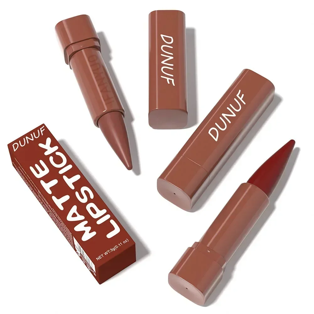 Taps toelopende gradiënt lipliner mat zwart bruin fluwelen lippenstift waterdicht niet plakkerig contouren tint lipliner krijt lip make-up