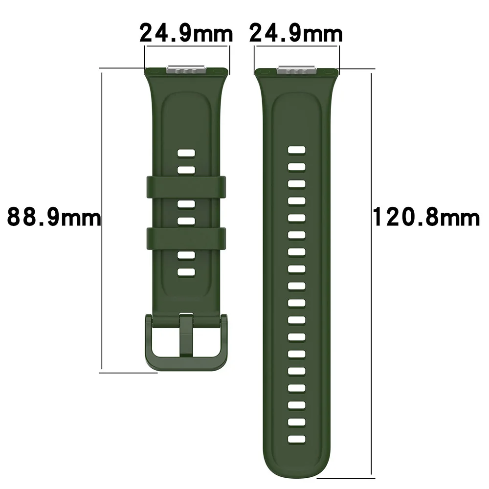 Silicone Strap For Huawei Watch Fit 2 Fit2 Bracelet Watch Band + Transparent TPU Protective Case image 6