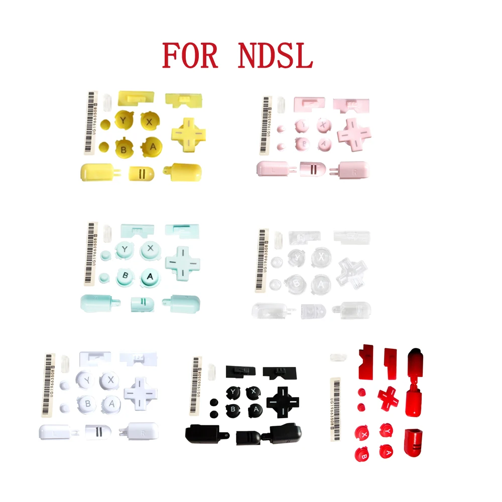 ZUIDID-Kit complet de boutons croisés ABXY L R D, pièces de rechange pour console DS Lite et NDSL