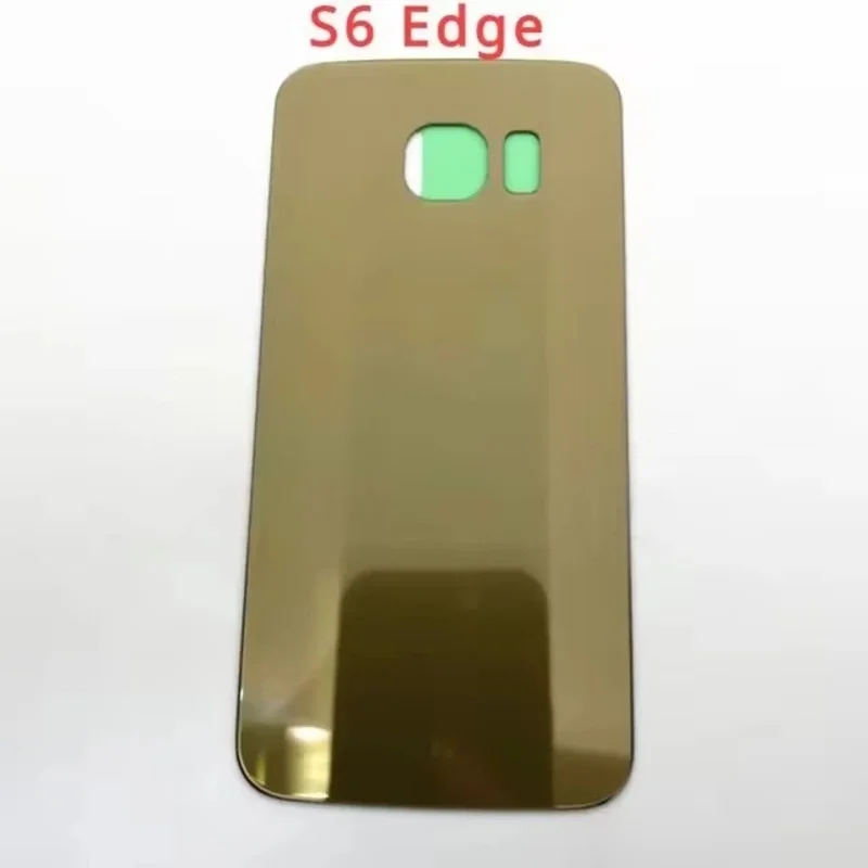 For Samsung Galaxy S6 Edge Plus s6edge G920 g925 g928 glass panel battery back cover S6 rear door housing case adhesive replace