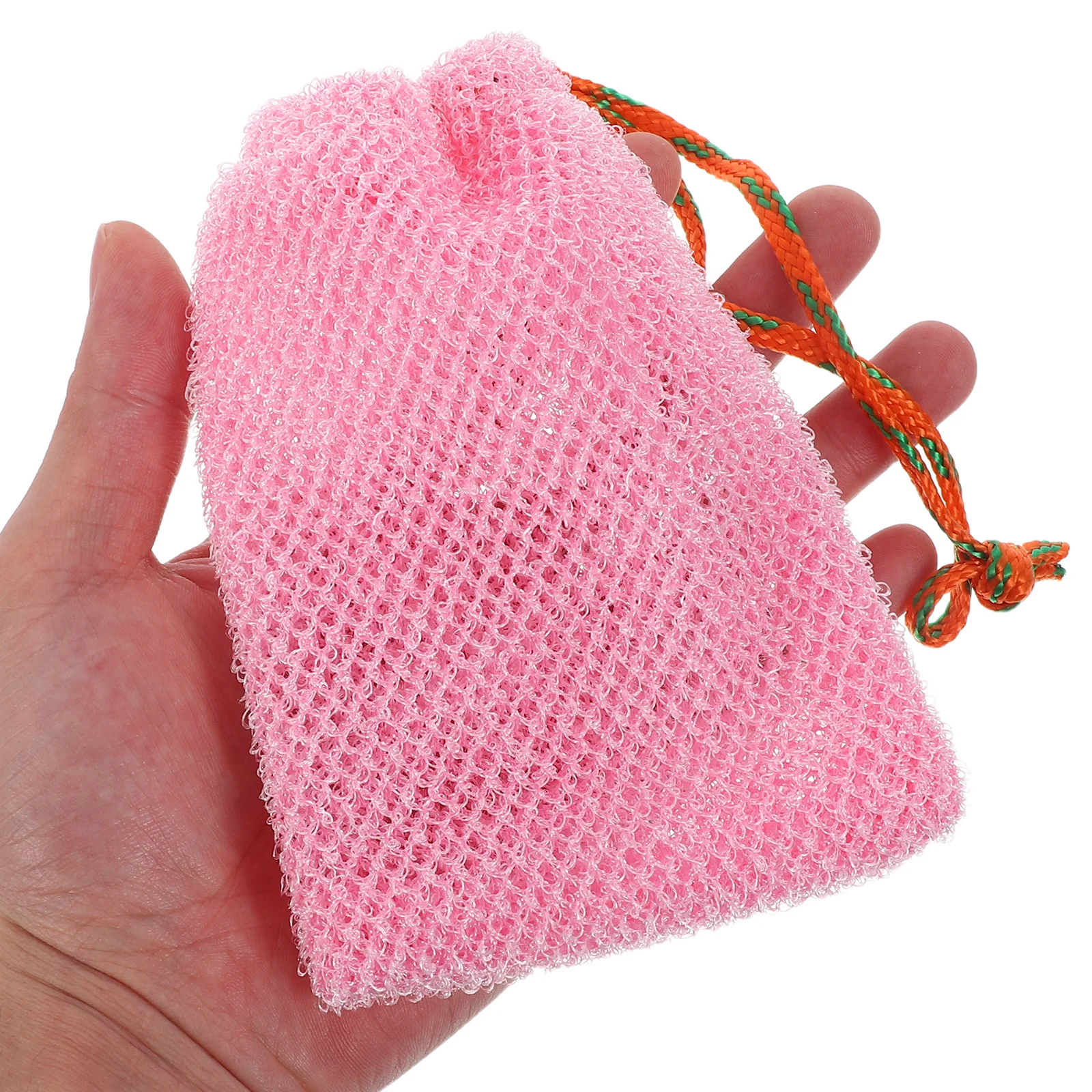 

4pcs Soap Bags For Shower: Exfoliating Mesh Net Pouch Quick Dry Bath Sponge Scrubber Bar Saver Foaming Bag Travel Holder Nylon