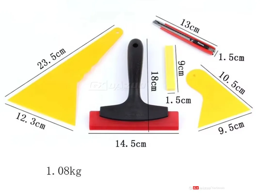 10 Styles Car Radio Panel Door Clip Window Tinting Film Installation Tool Insulating Test Kit