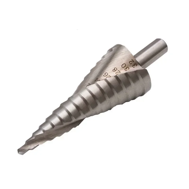 Juego de brocas escalonadas HSS, herramientas eléctricas de perforación de cambio rápido con revestimiento de acero inoxidable para cortador de agujeros de madera y Metal de 4-12/4-20/4-32mm