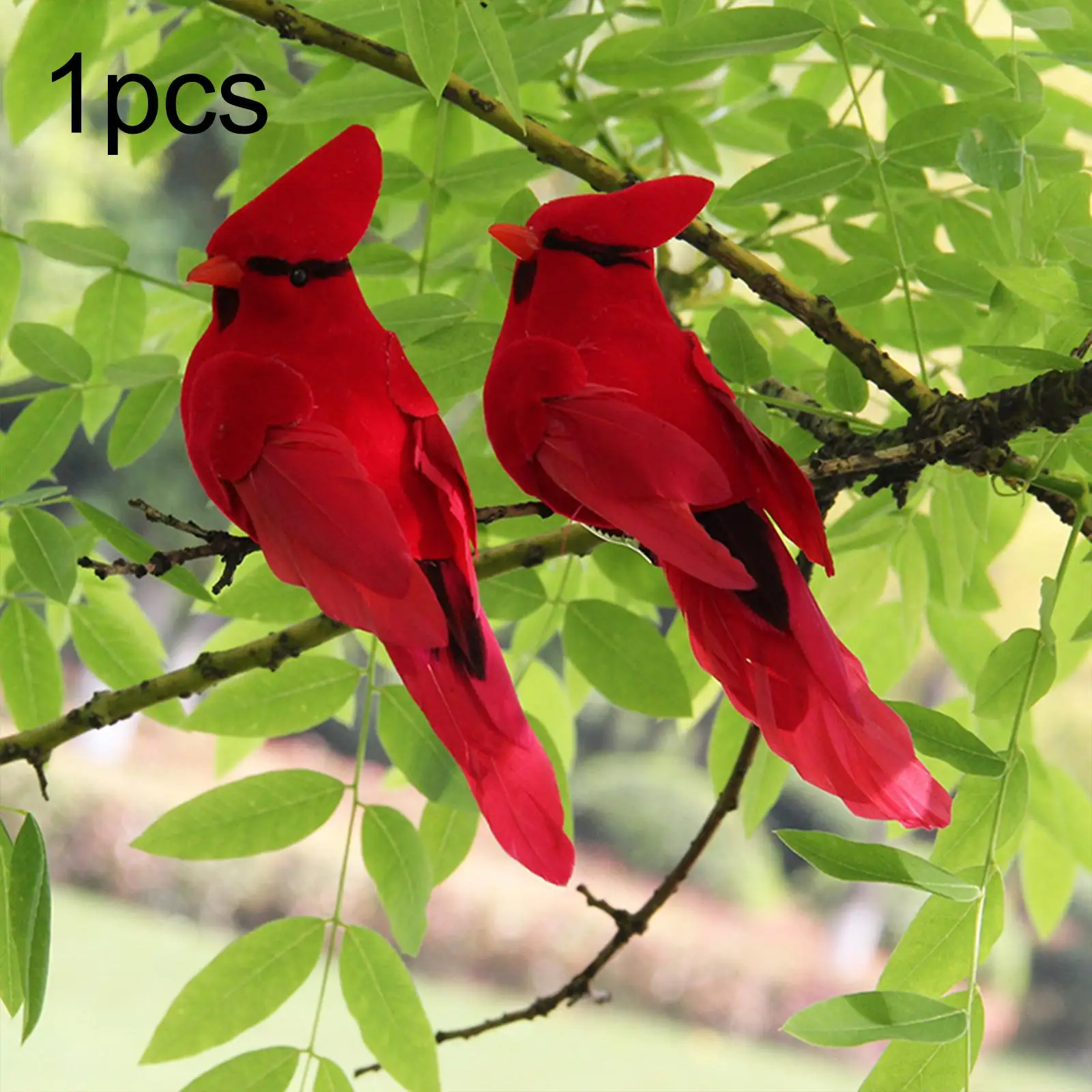 Creative Simulated Birds Figurines Decorative Beautiful Model Crafts cute Fake Birds for Garden Home Fence Patio Decoration