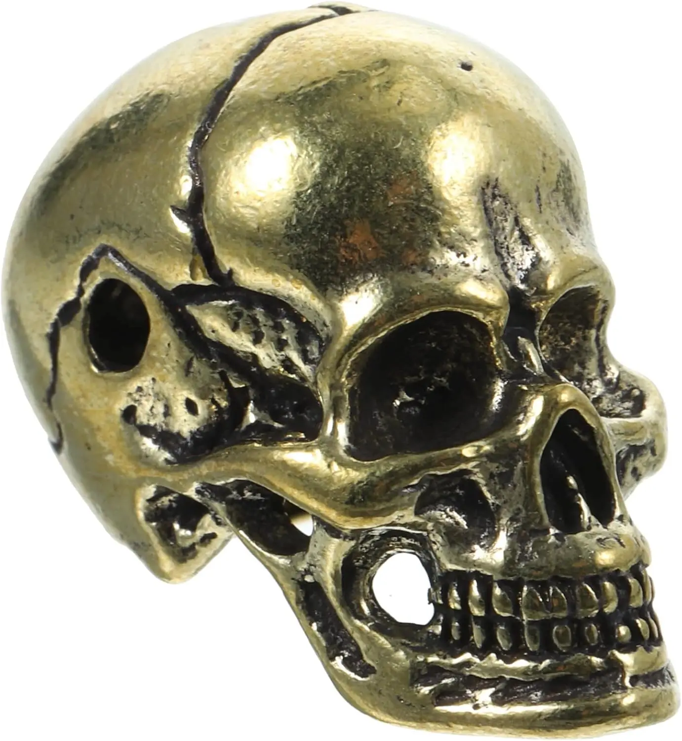 

Бусины-разделители с черепом с большим отверстием, металлические антикварные подвески в стиле панк 15 мм, свободные бусины «сделай сам» для изготовления ювелирных изделий из браслета и ожерелья