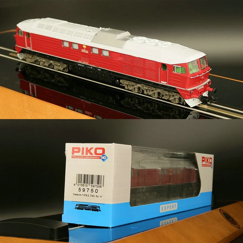 Train Model German PIKO HO 1/87 59750 Expert T679 Diesel Locomotive Czech CSD Fifth Generation Rail Car Hot Wheels