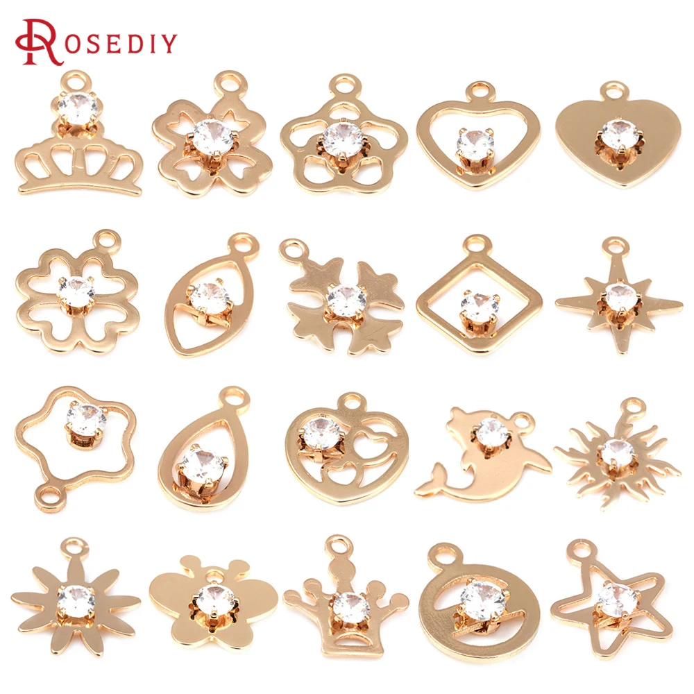10PCS 18K Gold Colo… - image