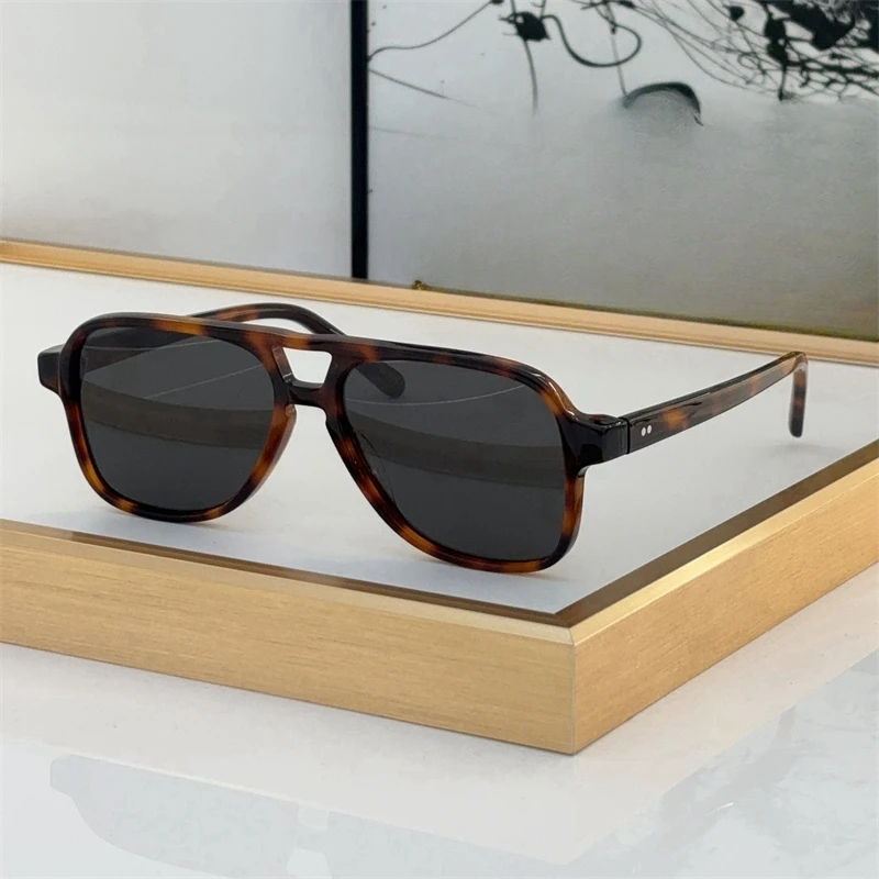 Pilot Style Oval Women Sunglasses Acetate Luxury Lemthosh SHEISTER Retro Fashion Outdoor Sunglasses Shades For Male Female