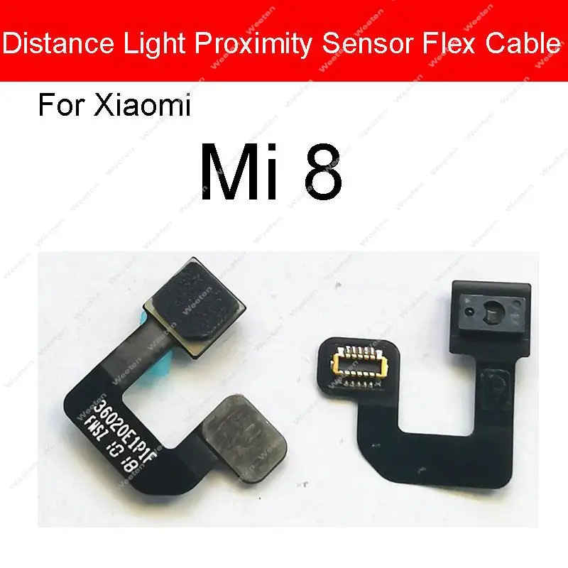 Cable flexible conector de Sensor de proximidad de luz de distancia para Xiaomi Mi 8, 9, 9T, 10 Lite Pro, 10T, CC9, CC9e, 9 SE, Mi Note 10, A3