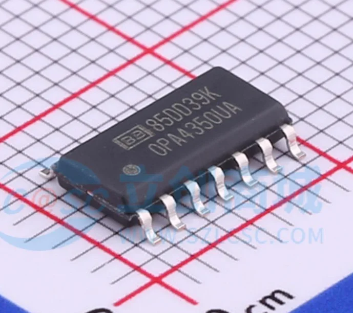 

6 шт. OPA4350UA SOP-14 100% новый оригинальный набор микросхем IC электронный компонент SMD