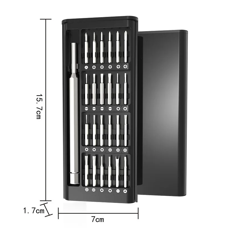 Magnetic Precision Screwdriver Set 25 In 1 With 24 Piece Mini Pocket Screwdriver Set Small Repair Set For Mobile Phone/PC/Came