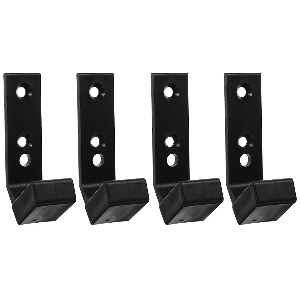 4pcs Wall Mounted Hooks Storage Rack Weight Dumbbell Hanger Vertical Stand Fitness Gym Equipment Accessories