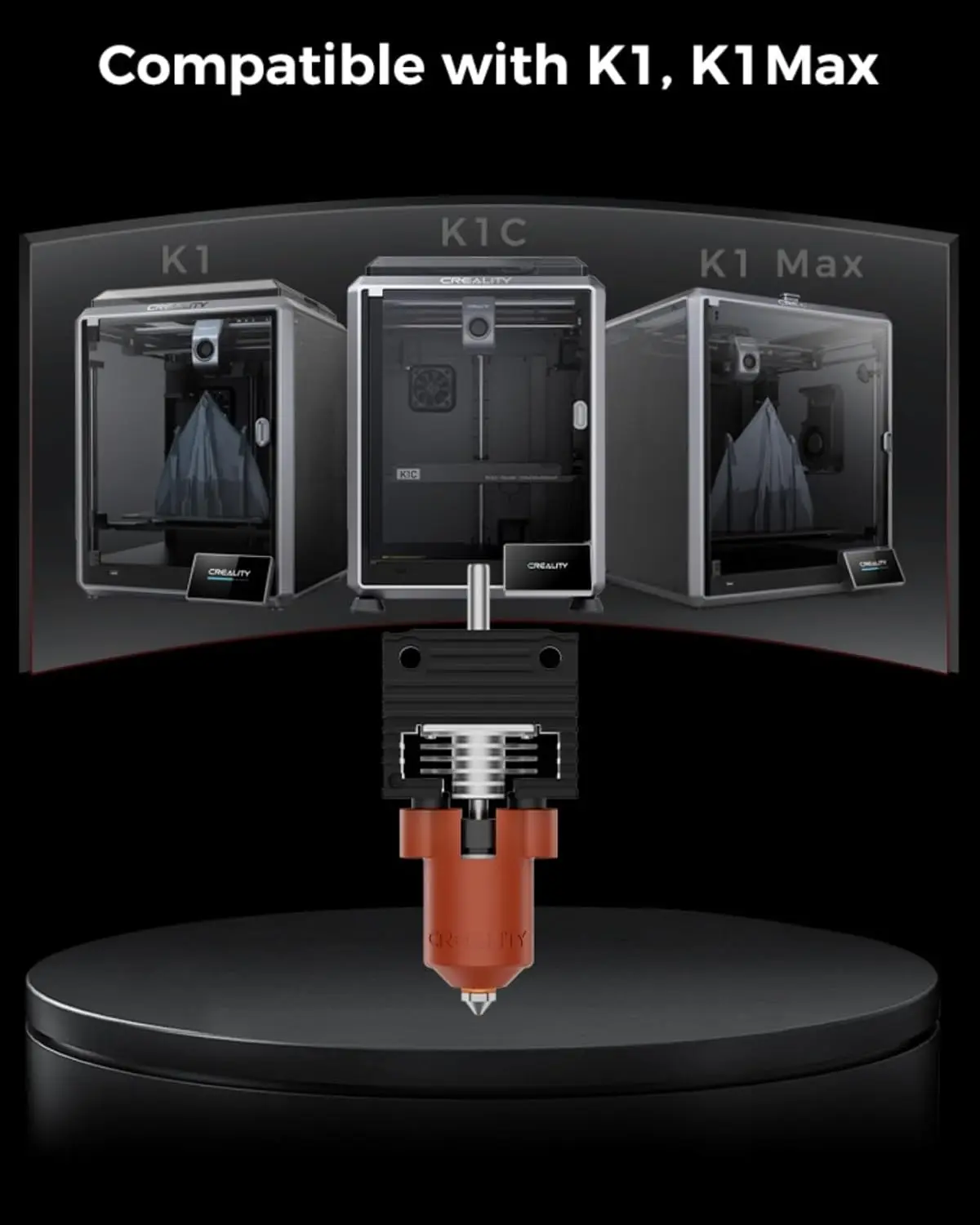 Creality 2025, neue Version K1/K1 Max/K1C Keramik-Heizblock-Kit, Anschluss mit Schnalle, kompatibel mit K1/K1 Max/K1C/K1 SE – Detail 8