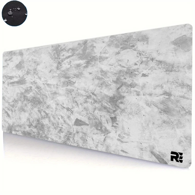 

Очень большой коврик для игровой мыши, минималистичный серый дизайн, прочное нескользящее резиновое основание, идеально подходит для киберспорта и игр на ПК.