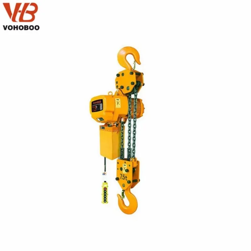 Best Price 1 2 3 5 10 Ton HHBB Model Electric Chain Hoist With Hook And Trolley