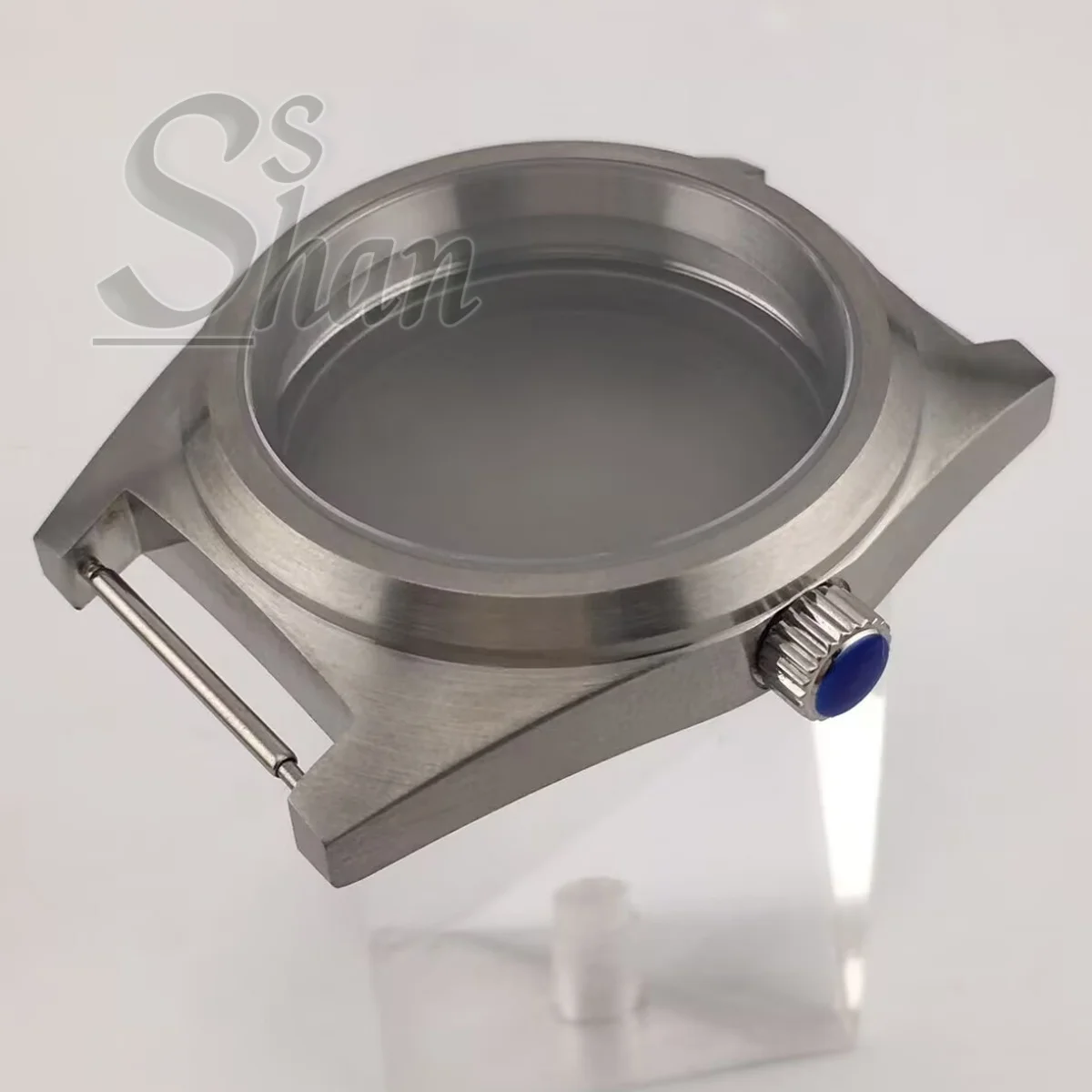 NH35 38 مللي متر الفضة ارتفع الذهب الأسود حالة مسطحة الياقوت الزجاج NH35 NH36 ETA2824 PT5000 Miyota9015 أجزاء الحركة نحى