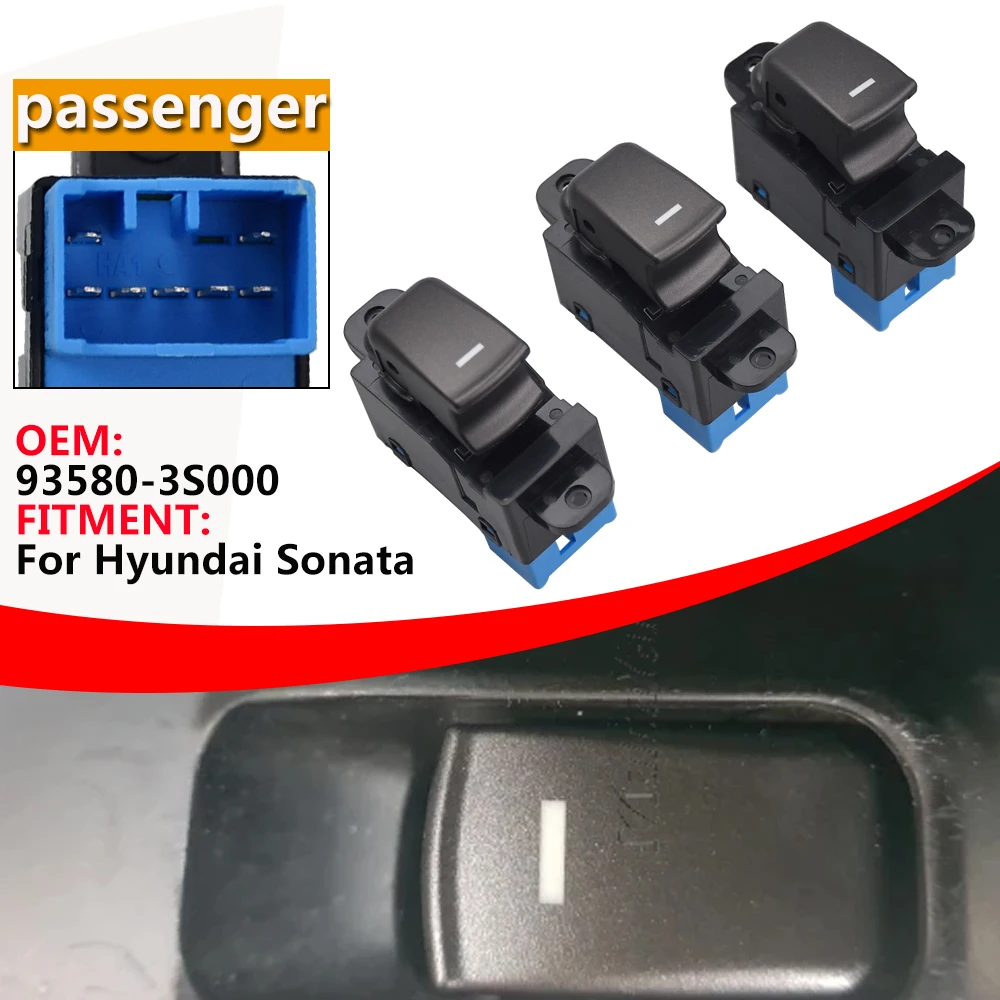 For Hyundai NF Sonata 2008 2009 2010 Passenger Electric Power Window Switch Window Button 93580-3K500 93580-3S000 93580-3S000RY