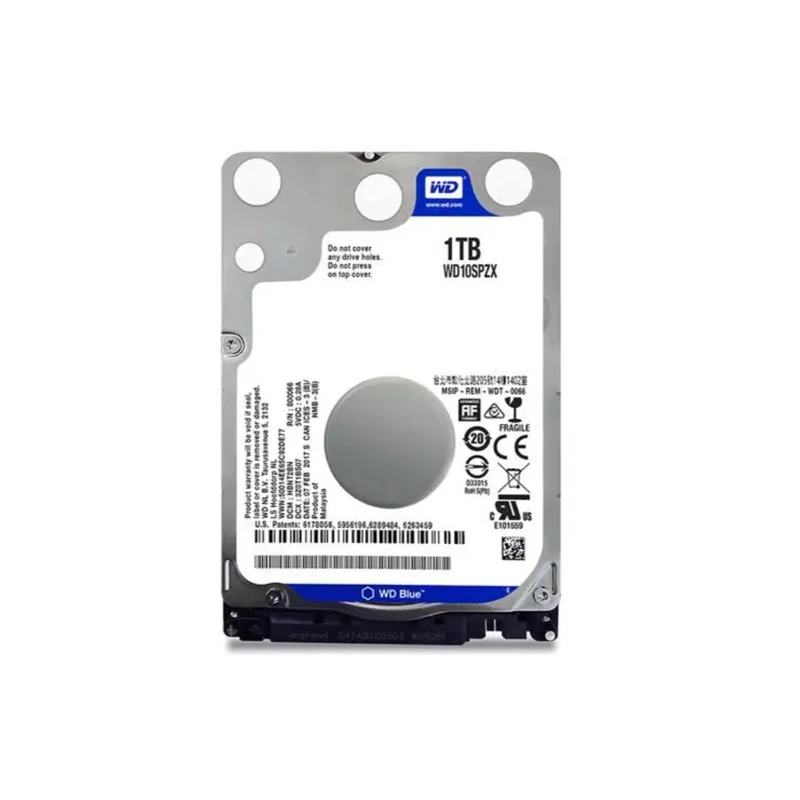 WD Blue Disk 1 ТБ 2,5-дюймовый внутренний жесткий диск для ноутбука Жесткий диск SATA 6 Гбит/с 128 МБ кэш 2,5-дюймовый жесткий диск для ноутбука