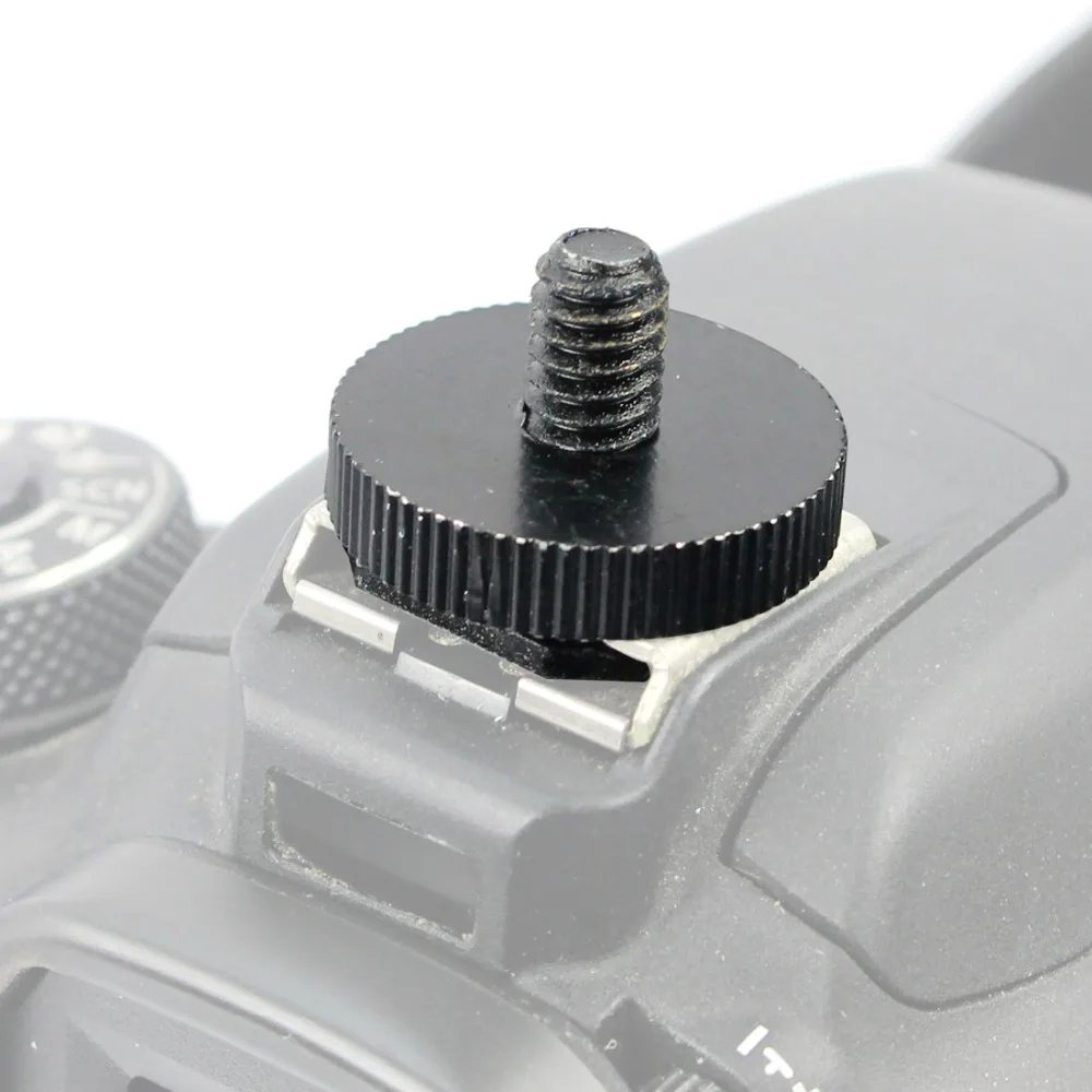3/8 1/4 5/8 Single Dual Nut Stativplatte zum Blinken Kalter Blitzschuh-Schraubenadapter für GoPro 13 Insta360 X4 Light Stativ-Mikrofonhalter – Detail 30